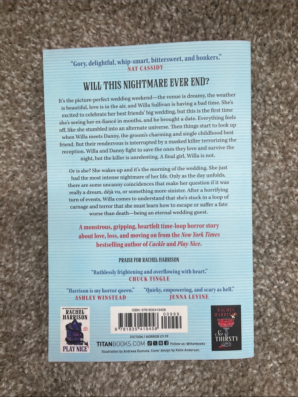Kiss Slay Replay • Rachel Harrison Paperback Book - Picture 2 of 3